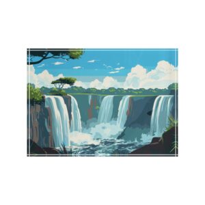 Artistic African Photo Block - Bold Colorful Design & Inspirational Quote